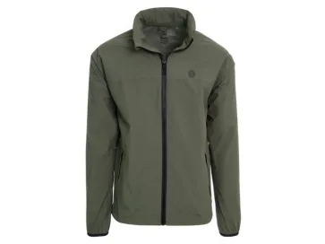 Agu go rain jacket essential army green Groen