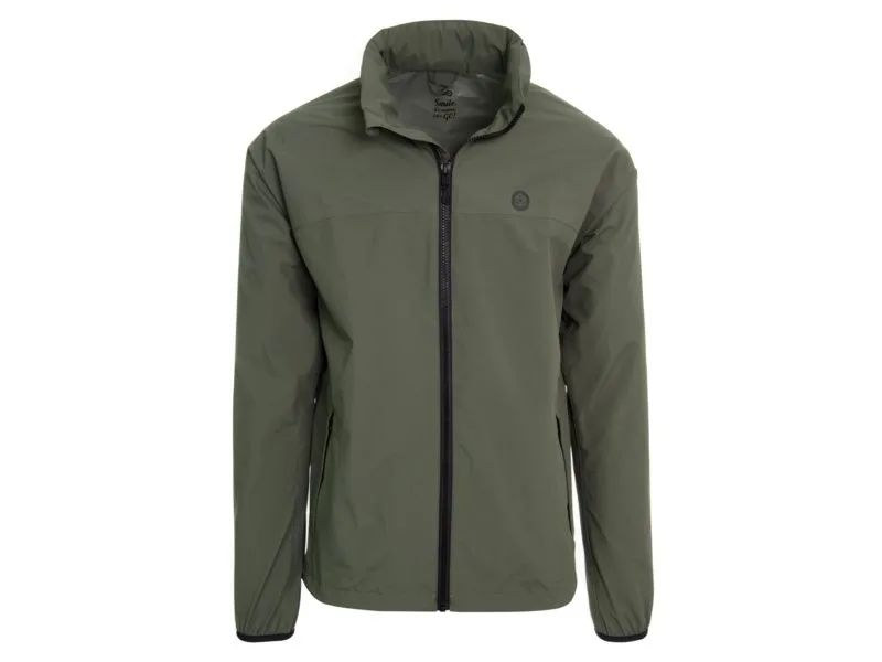 Agu go rain jacket essential army green Groen