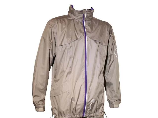 Fastrider Regenpak complete flower grey maat Grijs