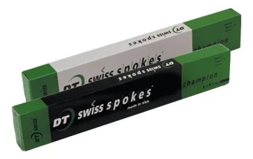 Dt Swiss SPAAK 14X285 DT CHAMPION RVS p/st Zilver