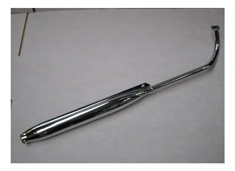Tomos TI UITLAAT IMP A3/35 STD CHROOM - Afbeelding 3