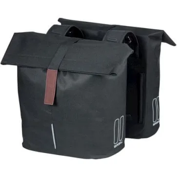 Basil fietstas dubbel City Black
