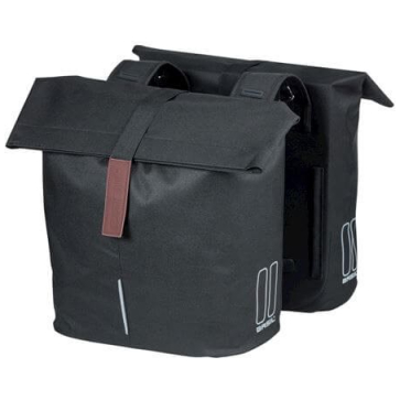 Basil fietstas dubbel City Black