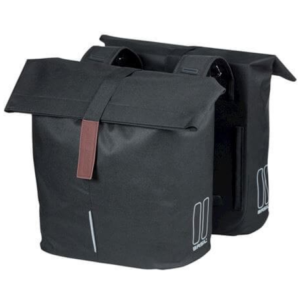 Basil fietstas dubbel City Black