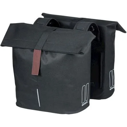 Basil fietstas dubbel City Black