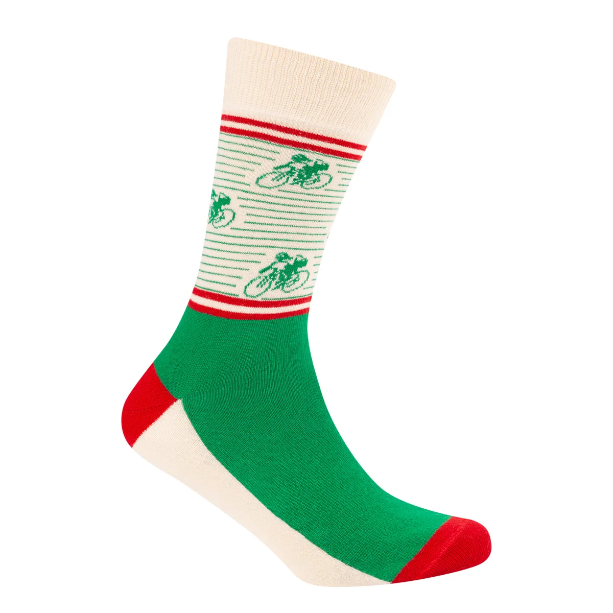 Le Patron Vintage Cyclist italian green Groen