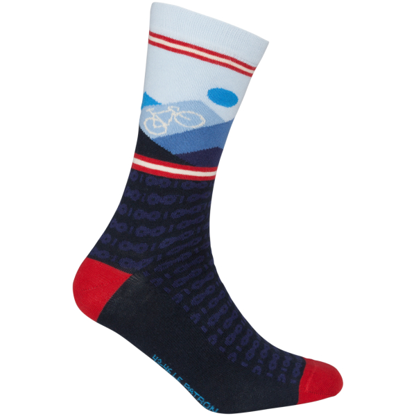 Le Patron Mountain socks dark blue Donkerblauw