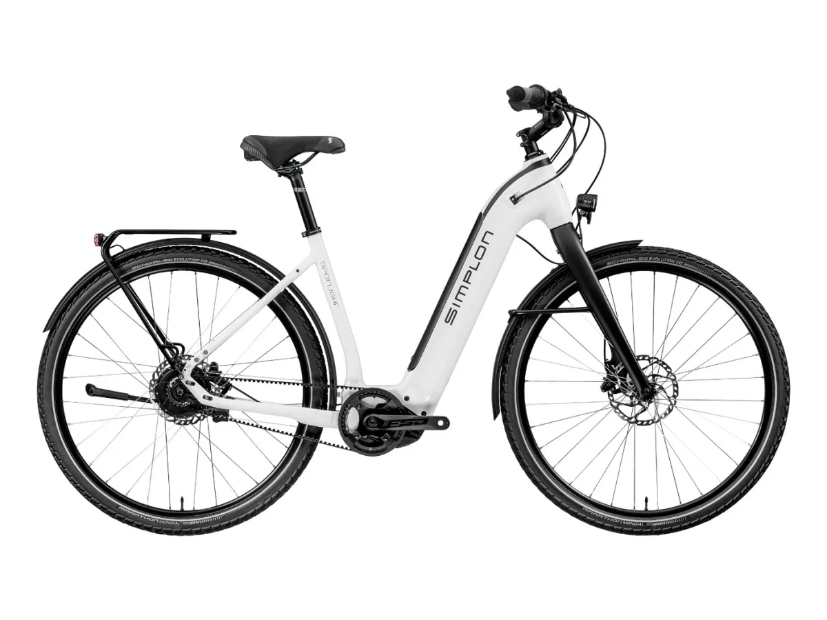 Simplon Spotlight CX Uni NX1 Eagle | Inclusief opties Pearlwhite Glossy/ Black Matt
