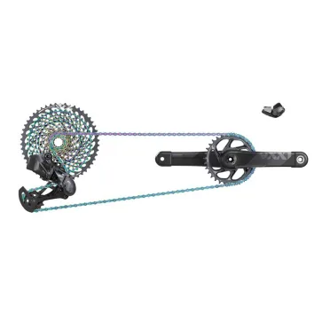 Sram xx1 eagle axs groepset dub 175mm Zwart