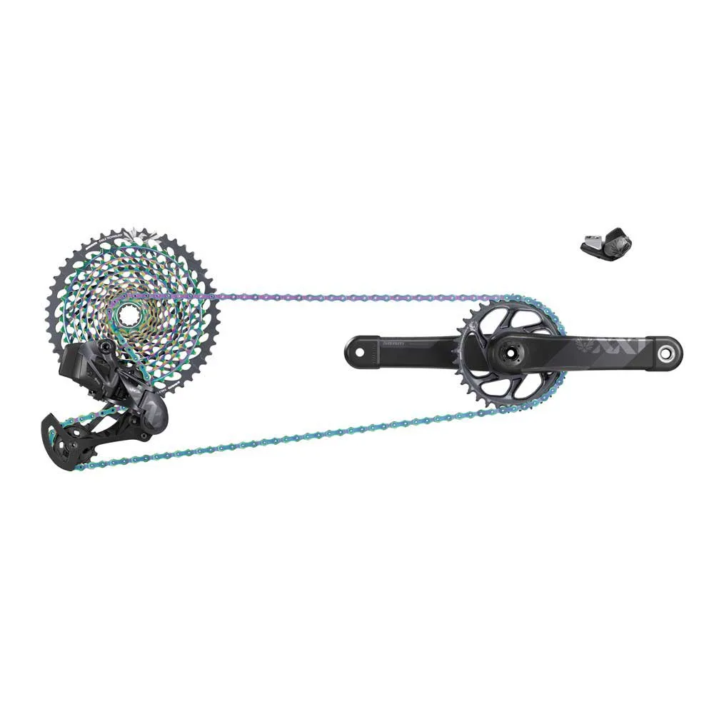 Sram xx1 eagle axs groepset dub 175mm Zwart