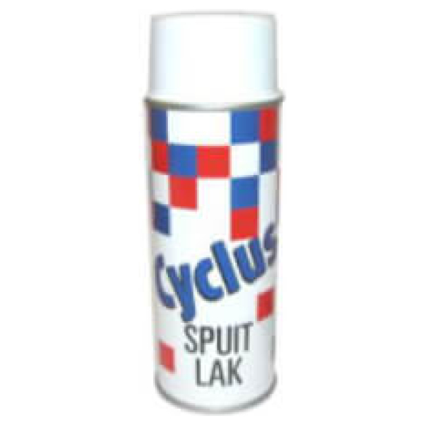 Cyclus spuitlak 400cc wt Wit Glans