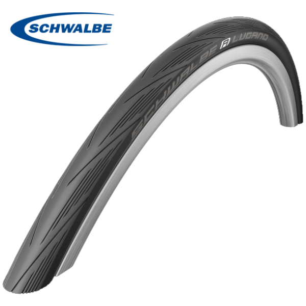 Schwalbe btb Lugano II 700 x 28 zw vouw Zwart
