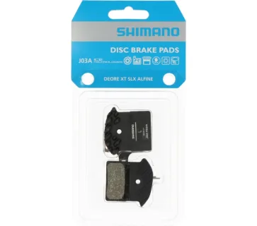 Shimano Schijfremblokken Resin J03A Vervanger: 4550170327323 Zwart