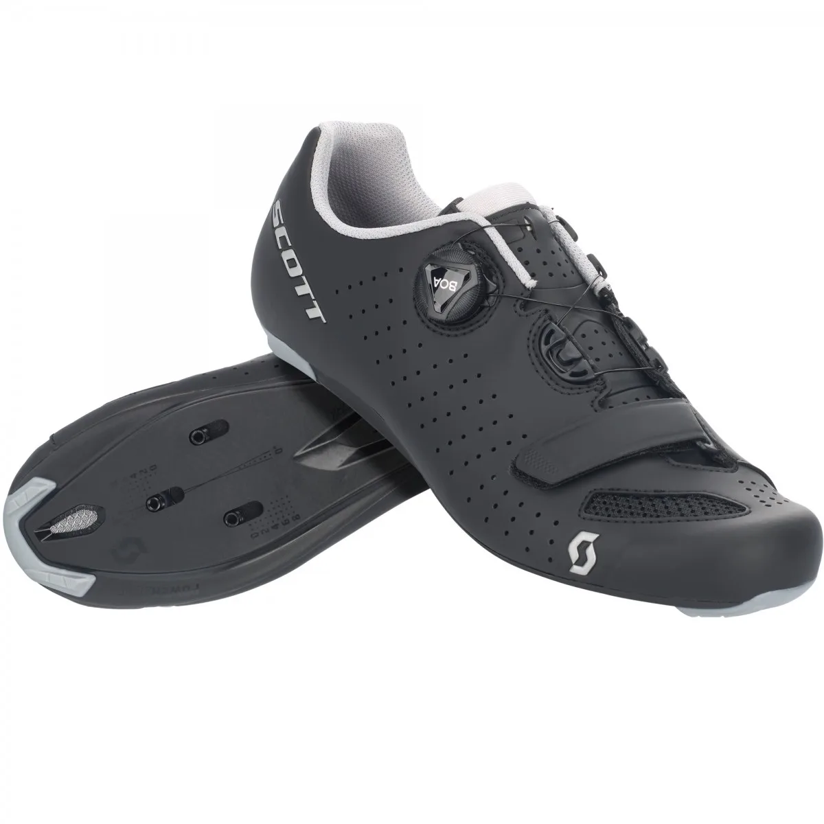Scott SCO Shoe Road Comp Boa mt bk/silver Matt Black/silver