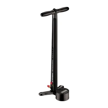 Lezyne STEEL DIGITAL FLOOR DRIVE 3.5 INCH MATT BLK MATTE BLACK