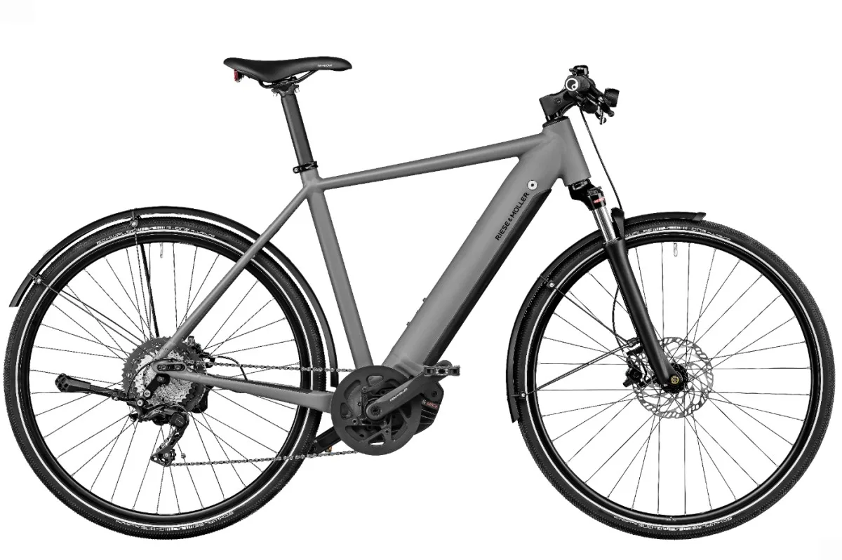 Riese & Muller Roadster Touring 625Wh Purion Bagagedrager Grey Matt