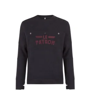 Le Patron Pull classique Dblue/red Dark Blue