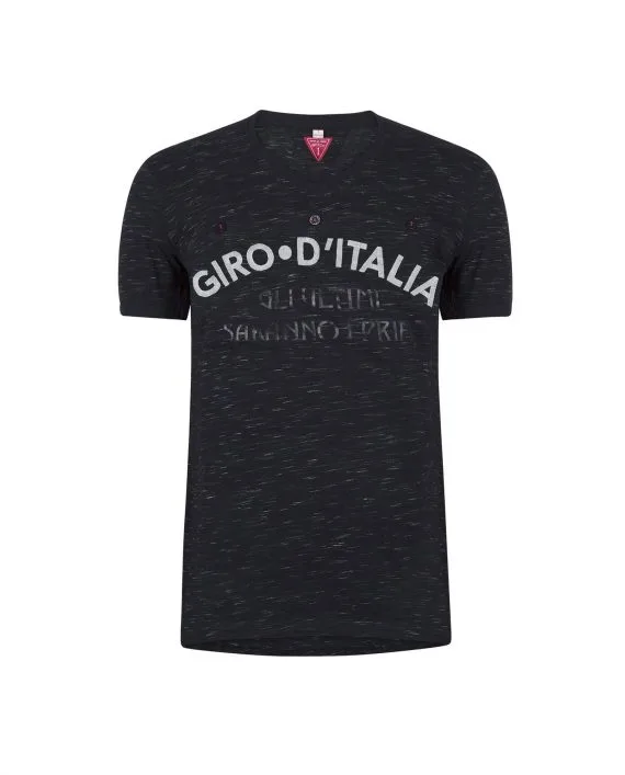 Le Patron Maglia Nera Black Melange