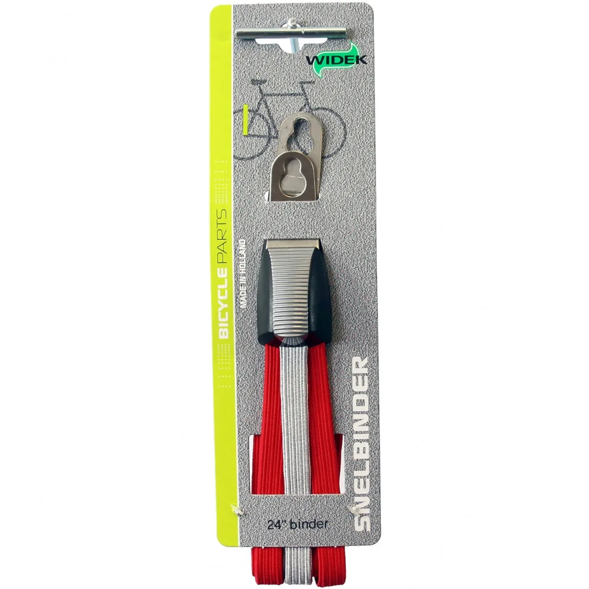 Widek triobinder 24 zi/rd Zilver/Rood