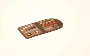 Sparta EBP STICKER E-MOT 24V DISPLAY SPA ZW Zwart