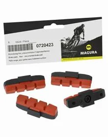 Magura REMRUBBER MAG HS33 SET A 4 Rood - Afbeelding 3