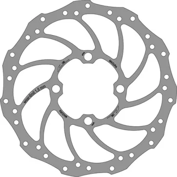 Magura REMD MAG SCHIJF STORM ROHLOFF 4GTS 180MM ZI Zilver