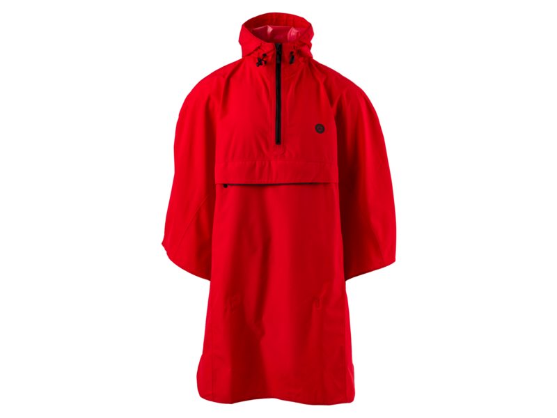 Agu grant poncho essential red one size Rood