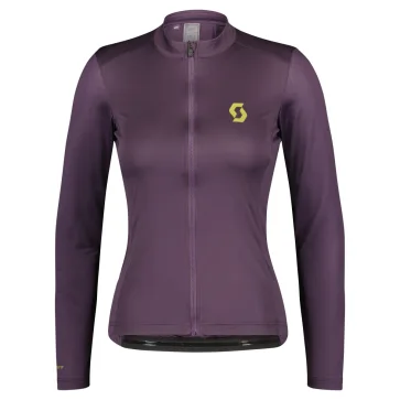 Scott Endurance 10 l/sl dames shirt XL Dark Purple/mud Green