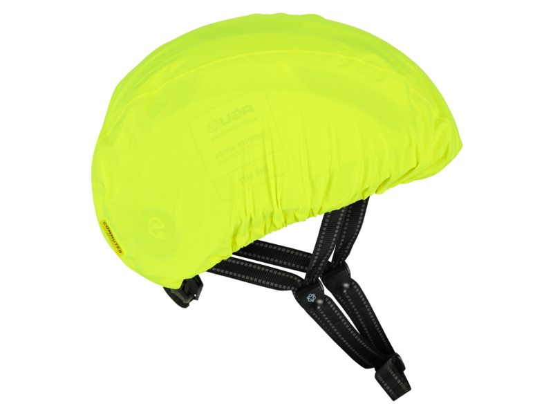 Agu compact rain helmet cover commuter hi-vis neon Geel
