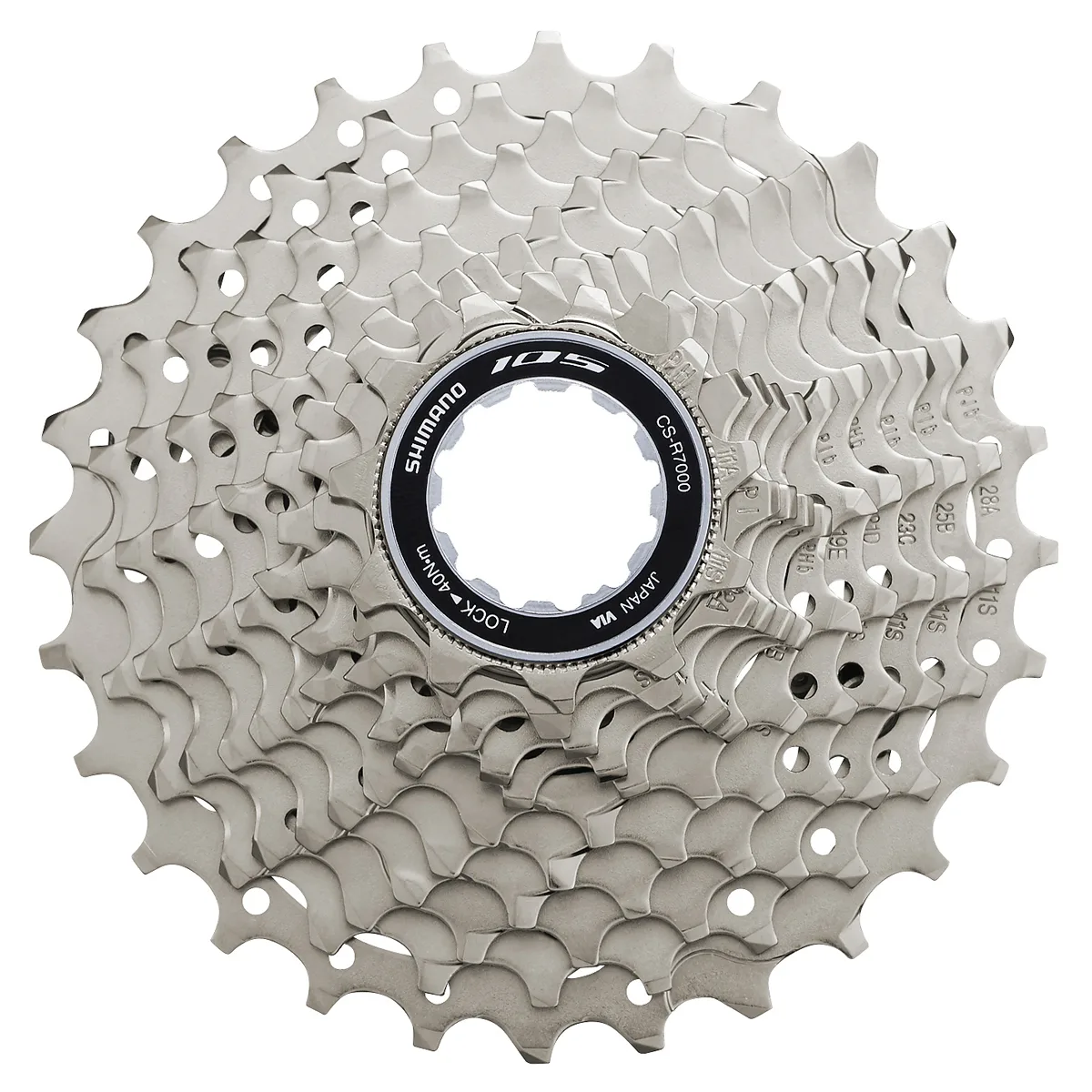 Shimano Shim cass 11v 11/28 105 CS-R7000 Zilver