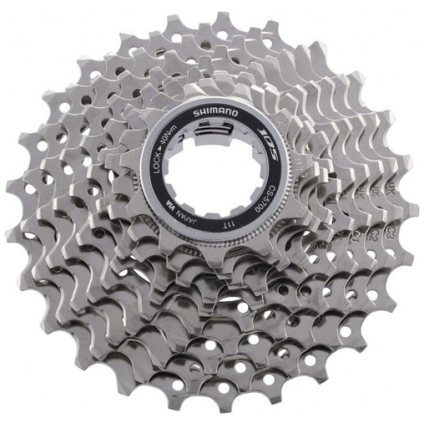 Shimano Kw cassette 105 5700 11-28 10sp Zilver