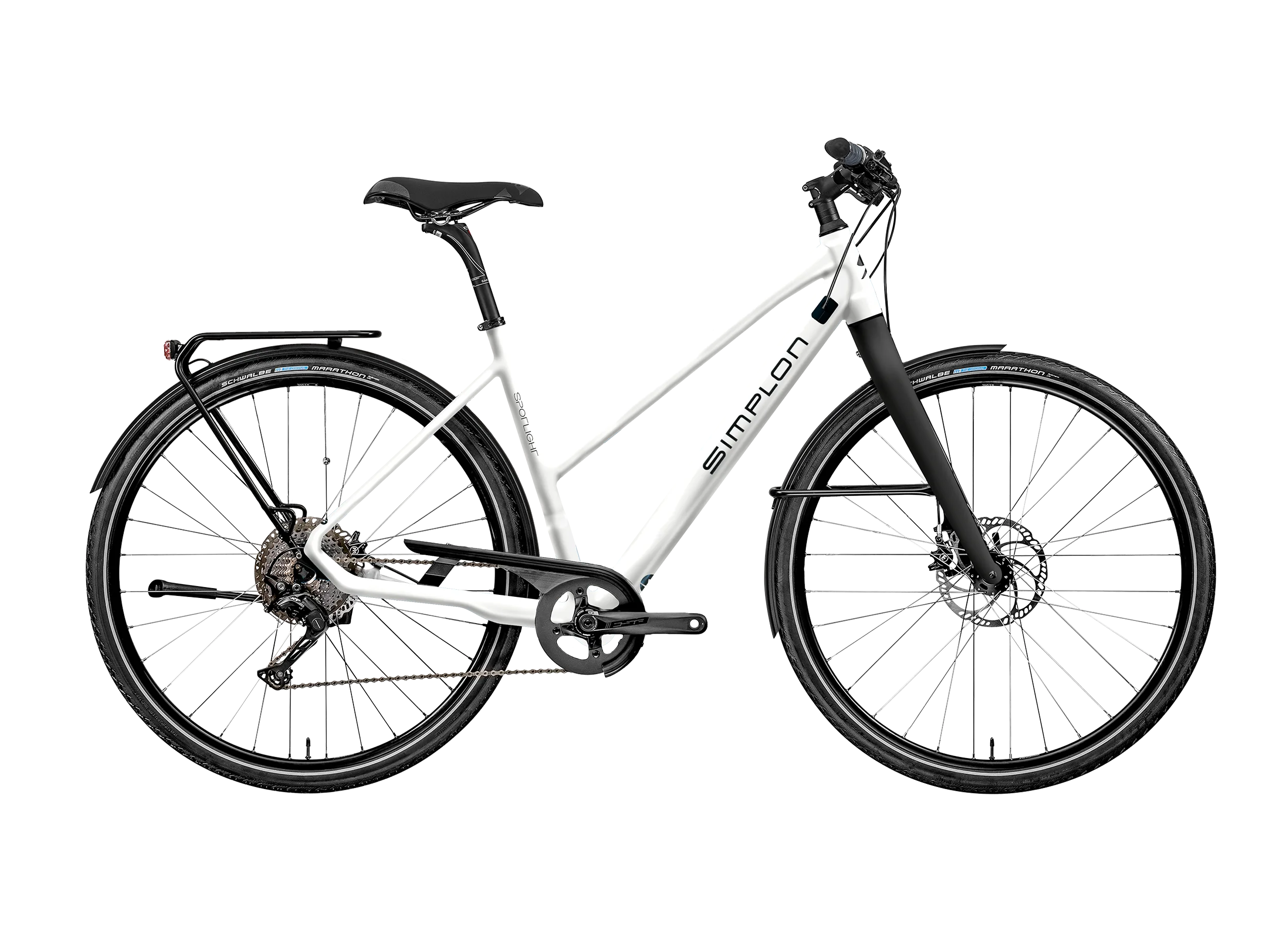 Simplon Spotlight Trekking II Deore-30 Disc Pearlwhite Glossy/Black Matt