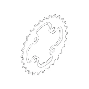 Shimano Kettingblad 28T-AJ XT BLACK