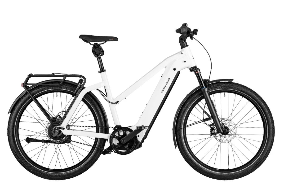 Riese & Muller Charger4 Mixte GT Vario 750Wh Kiox 300 Ceramic White - Afbeelding 3
