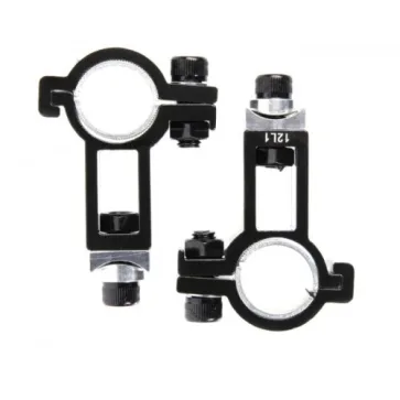 Merkloos TranzX montage set v opzetstuur JD-802 25.4/31.8 Zwart