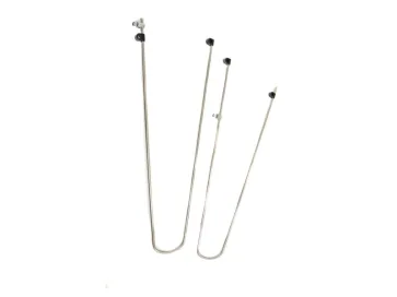 Merkloos Spatb draadstang pad 55mm set CHROOM