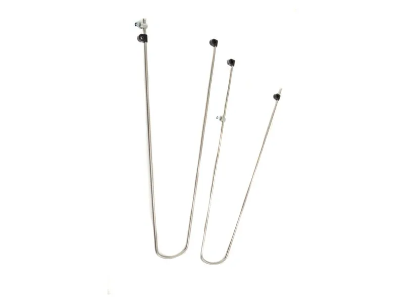 Merkloos Spatb draadstang pad 55mm set CHROOM