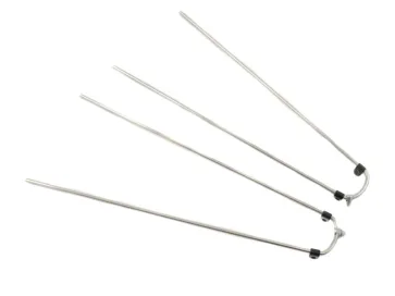 Merkloos Spatb draadstang pad 45mm set CHROOM