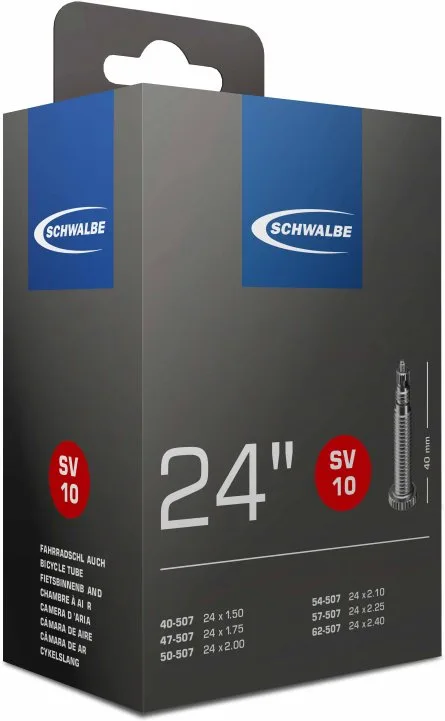 Schwalbe bnb SV10 24 x 1.50 - 2.40 fv 40mm Zwart - Afbeelding 4