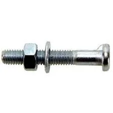 Merkloos Zadelpenbout M8x35 cpl. Zilver