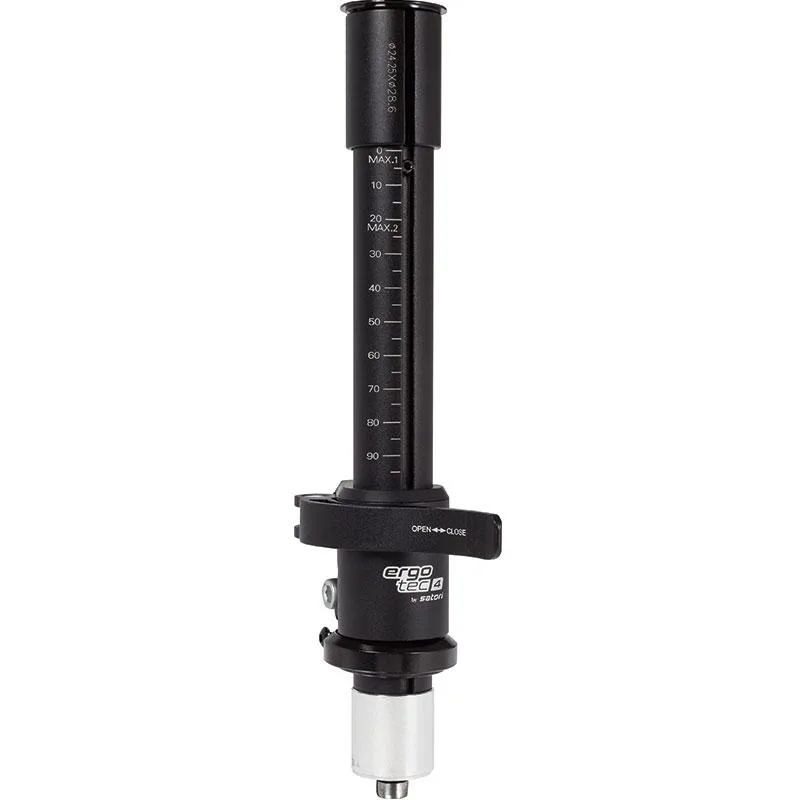 Ergotec adapter up&down turn3 25.4 zw zand Black Sandblasted