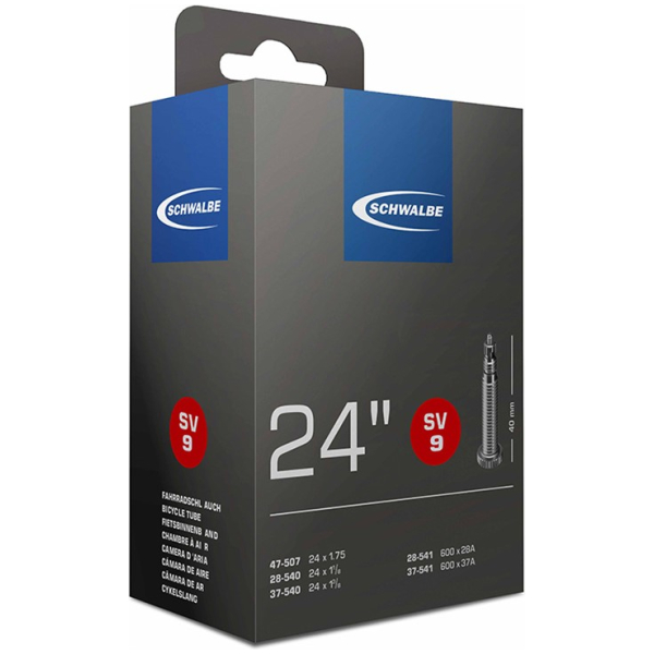 Schwalbe bnb SV9 24 x 1 1/8 - 1.75 fv 40mm Zwart - Afbeelding 4