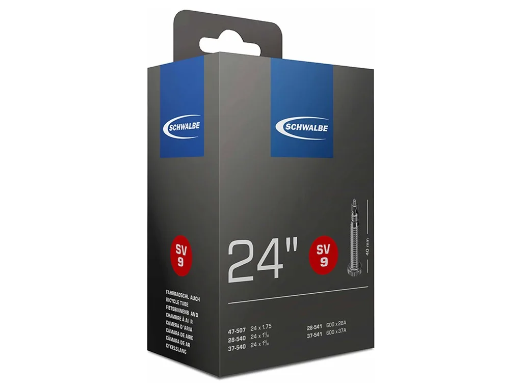 Schwalbe bnb SV9 24 x 1 1/8 - 1.75 fv 40mm Zwart - Afbeelding 4