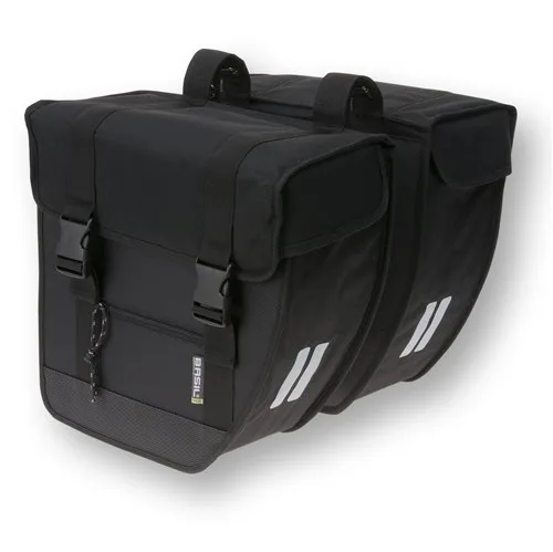 Basil fietstas dubbel Tour BLACK