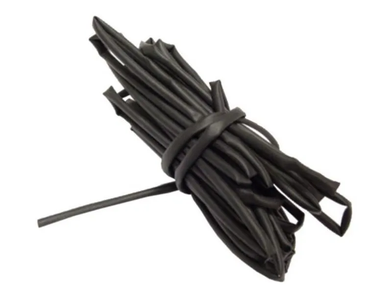 Merkloos Krimpkous 3.2/1.6 mm per 5mtr Zwart