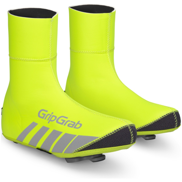 Gripgrab RaceThermo Hi-Vis Waterproof Winter Shoe Cover Yellow Hi-Vis