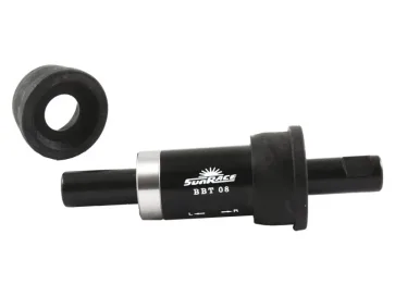 Sunrace trapas 127/38 inslag Zwart