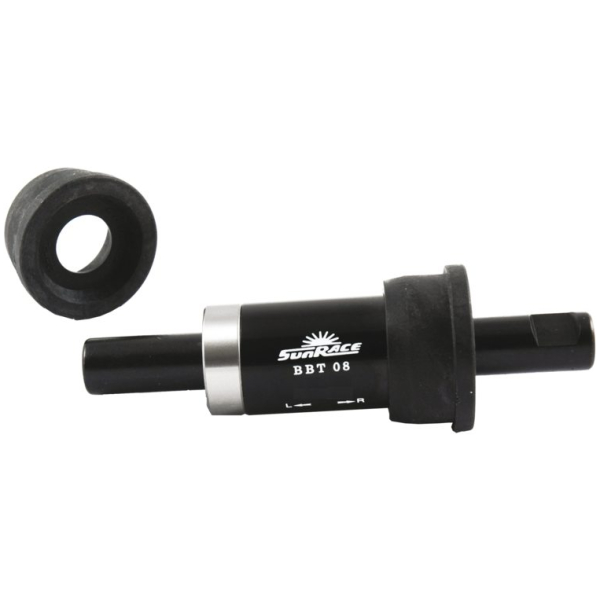 Sunrace trapas 127/38 inslag Zwart