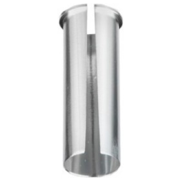 Merkloos Zadelpenvulbus 27.2-31.4 alu ZILVER