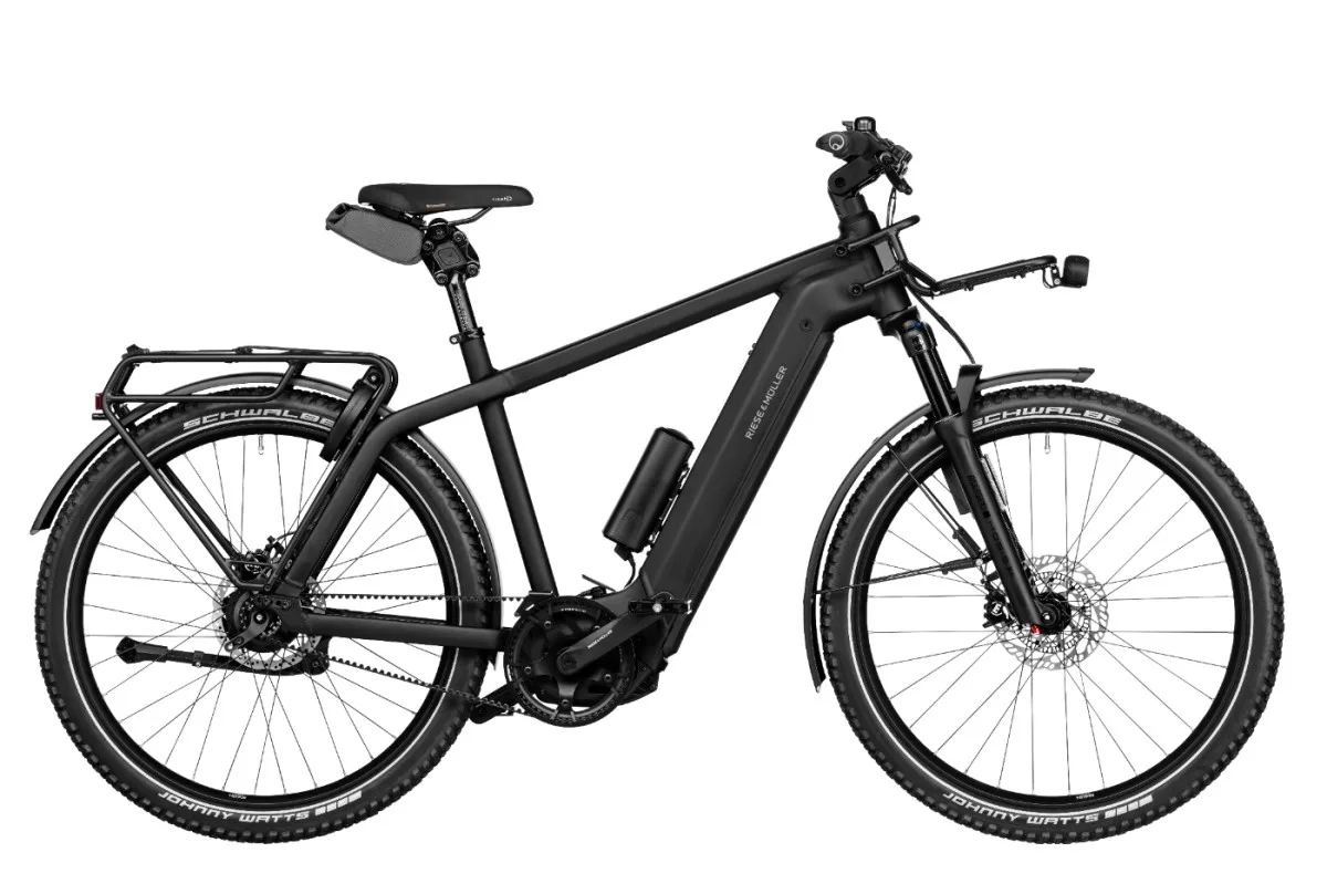 Riese & Muller Charger4 GT Vario | Alle opties | R.a.w. en claxon Black Matt